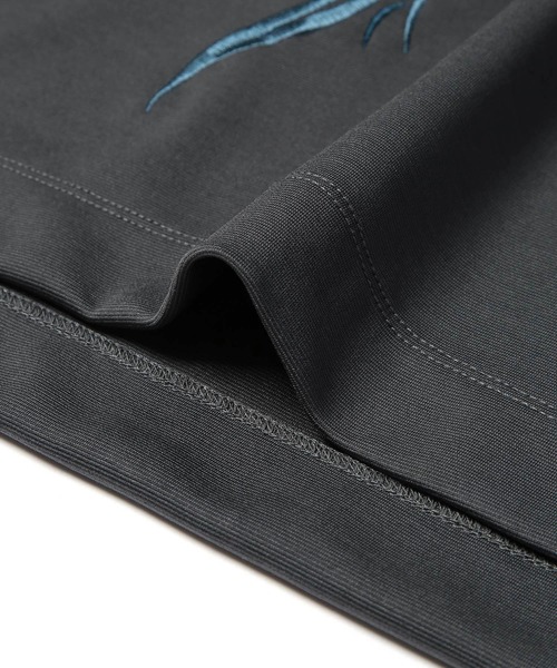 JUNRED（ジュンレッド）の「フラワー刺繍オーバーサイズTシャツ（Tシャツ/カットソー・メンズ・ライトグレー/ホワイト/ブラック・L/M/S）」の12枚目の写真