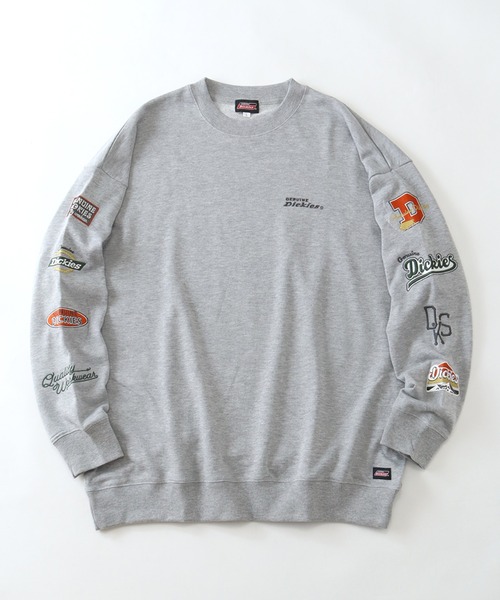 Dickies(ディッキーズ)の「【GENUINE DICKIES/ジェニュインディッキーズ】スリーブ刺繍ロゴ スウェット トレーナー(スウェット・レディース・オートミール/スミクロ/杢グレー・M/L)」の3枚目の写真