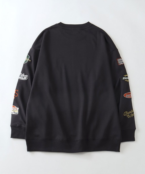Dickies(ディッキーズ)の「【GENUINE DICKIES/ジェニュインディッキーズ】スリーブ刺繍ロゴ スウェット トレーナー(スウェット・レディース・オートミール/スミクロ/杢グレー・M/L)」の4枚目の写真