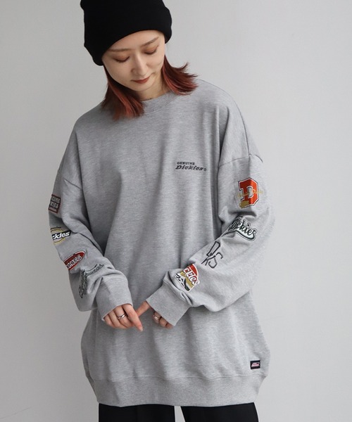 Dickies(ディッキーズ)の「【GENUINE DICKIES/ジェニュインディッキーズ】スリーブ刺繍ロゴ スウェット トレーナー(スウェット・レディース・オートミール/スミクロ/杢グレー・M/L)」の21枚目の写真
