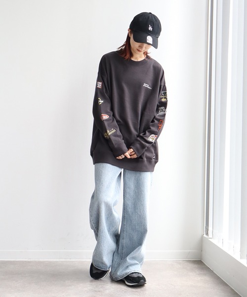 Dickies(ディッキーズ)の「【GENUINE DICKIES/ジェニュインディッキーズ】スリーブ刺繍ロゴ スウェット トレーナー(スウェット・レディース・オートミール/スミクロ/杢グレー・M/L)」の20枚目の写真