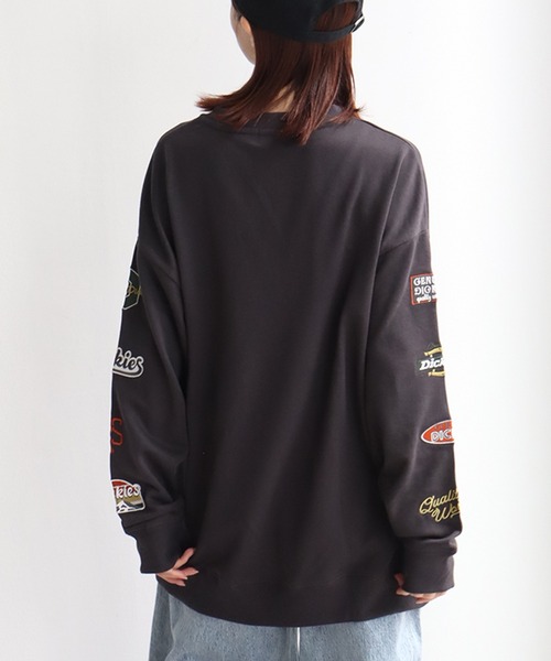 Dickies(ディッキーズ)の「【GENUINE DICKIES/ジェニュインディッキーズ】スリーブ刺繍ロゴ スウェット トレーナー(スウェット・レディース・オートミール/スミクロ/杢グレー・M/L)」の19枚目の写真
