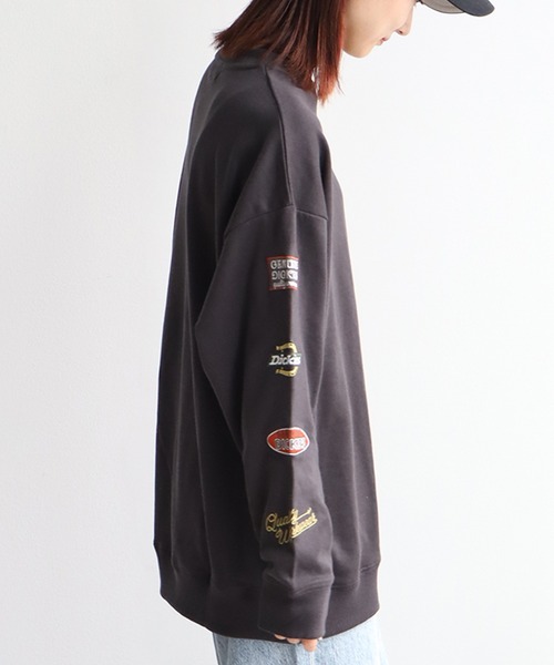 Dickies(ディッキーズ)の「【GENUINE DICKIES/ジェニュインディッキーズ】スリーブ刺繍ロゴ スウェット トレーナー(スウェット・レディース・オートミール/スミクロ/杢グレー・M/L)」の18枚目の写真