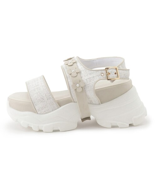 【セール】フラワーベルトスポサン（サンダル）｜ESPERANZA（エスペランサ）