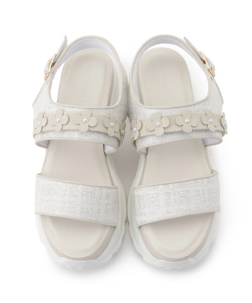 【セール】フラワーベルトスポサン（サンダル）｜ESPERANZA（エスペランサ）