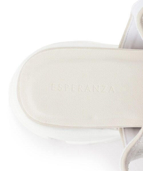 【セール】フラワーベルトスポサン（サンダル）｜ESPERANZA（エスペランサ）