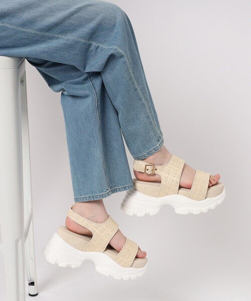 【セール】フラワーベルトスポサン（サンダル）｜ESPERANZA（エスペランサ）