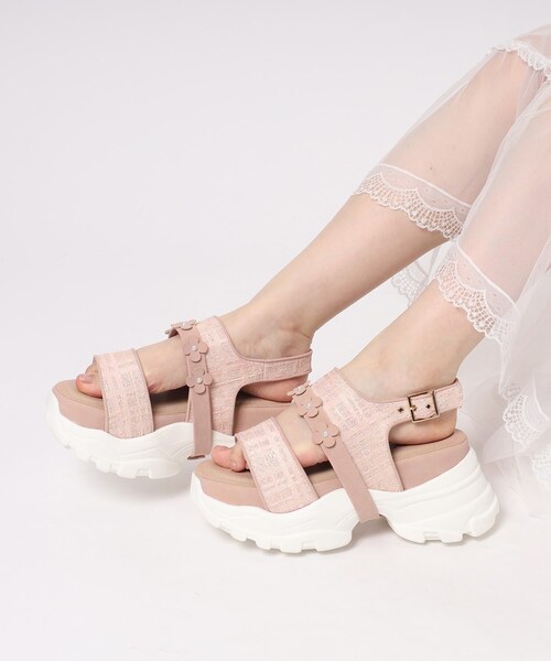 【セール】フラワーベルトスポサン（サンダル）｜ESPERANZA（エスペランサ）