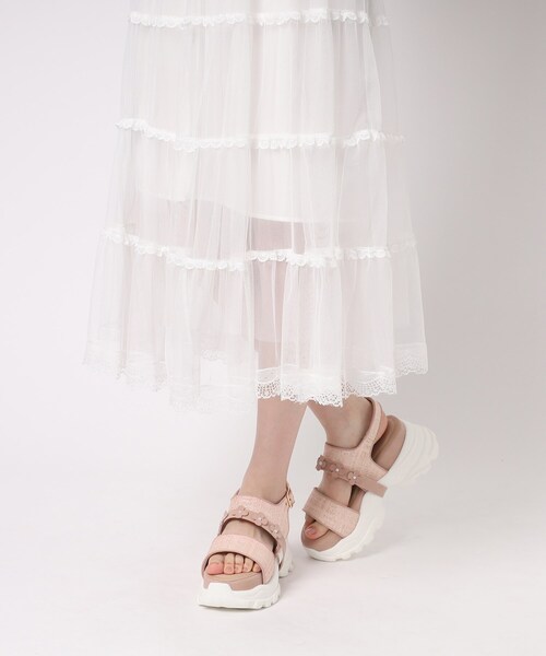 【セール】フラワーベルトスポサン（サンダル）｜ESPERANZA（エスペランサ）