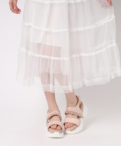 【セール】フラワーベルトスポサン（サンダル）｜ESPERANZA（エスペランサ）