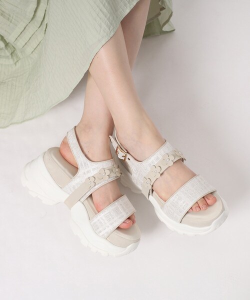 【セール】フラワーベルトスポサン（サンダル）｜ESPERANZA（エスペランサ）