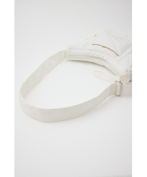 SLY(スライ)の「PADDING LACE UP BAG パディング レース アップ バッグ(ショルダーバッグ・レディース・オフホワイト/ブラック・FREE)」の6枚目の写真