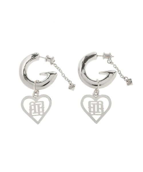 GYDA(ジェイダ)の「JEYSUS GYGYハートピアス(ピアス(両耳用)・レディース・シルバー/ゴールド・FREE)」の13枚目の写真