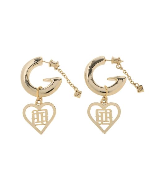 GYDA(ジェイダ)の「JEYSUS GYGYハートピアス(ピアス(両耳用)・レディース・シルバー/ゴールド・FREE)」の14枚目の写真