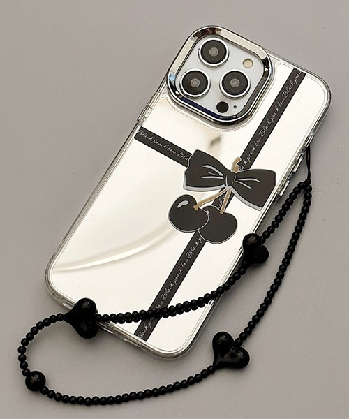 ミラーケース ストラップ付き iPhoneケース スマホケース