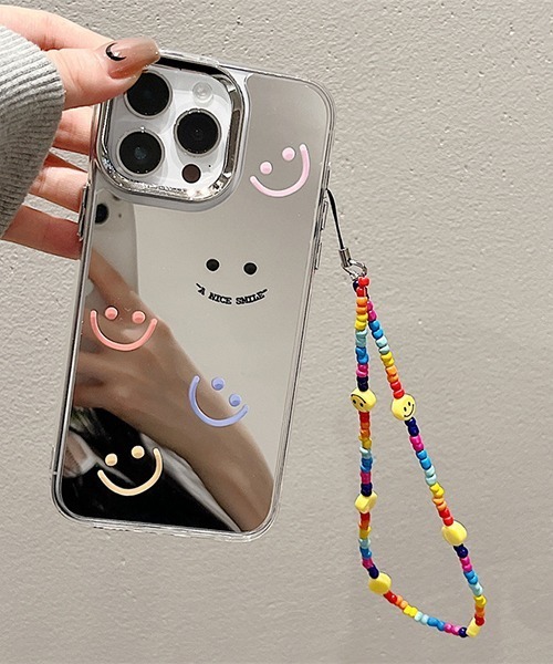 ミラーケース ストラップ付き iPhoneケース スマホケース iPhone15 14