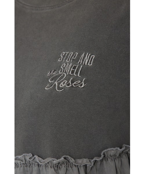 RODEO CROWNS WIDE BOWL（ロデオクラウンズワイドボウル）の「ピグメントギャザードッキングワンピース（ワンピース・レディース・オフホワイト/ブラック/ピンク/グリーン・FREE）」の7枚目の写真