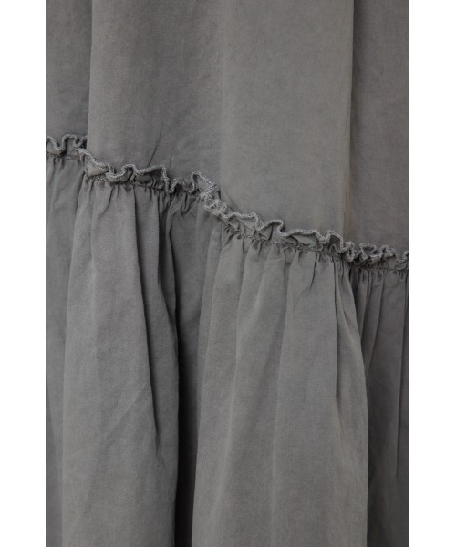 RODEO CROWNS WIDE BOWL（ロデオクラウンズワイドボウル）の「ピグメントギャザードッキングワンピース（ワンピース・レディース・オフホワイト/ブラック/ピンク/グリーン・FREE）」の6枚目の写真