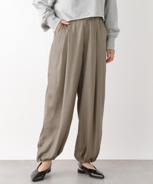 LEPSIM(レプシィム)の「2タック光沢パンツ 125331(その他パンツ・レディース・ブラウン/ブラック/チャコールグレー・FREE)」の20枚目の写真