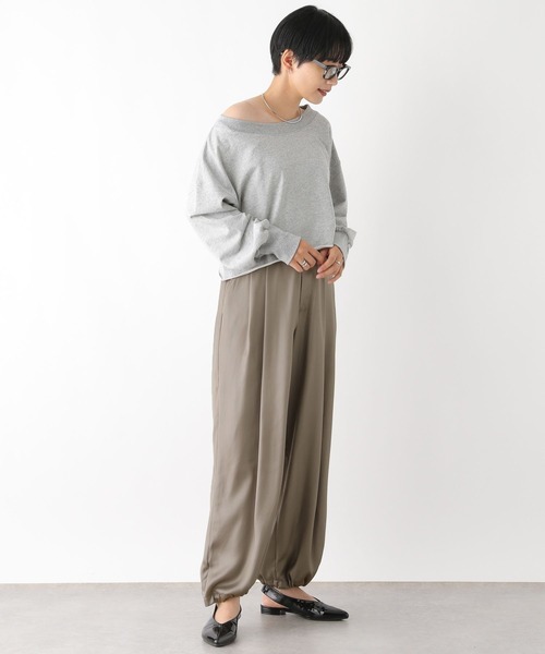 LEPSIM(レプシィム)の「2タック光沢パンツ 125331(その他パンツ・レディース・ブラウン/ブラック/チャコールグレー・FREE)」の19枚目の写真