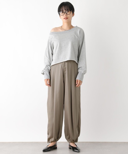 LEPSIM(レプシィム)の「2タック光沢パンツ 125331(その他パンツ・レディース・ブラウン/ブラック/チャコールグレー・FREE)」の17枚目の写真