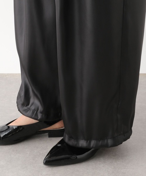 LEPSIM(レプシィム)の「2タック光沢パンツ 125331(その他パンツ・レディース・ブラウン/ブラック/チャコールグレー・FREE)」の9枚目の写真