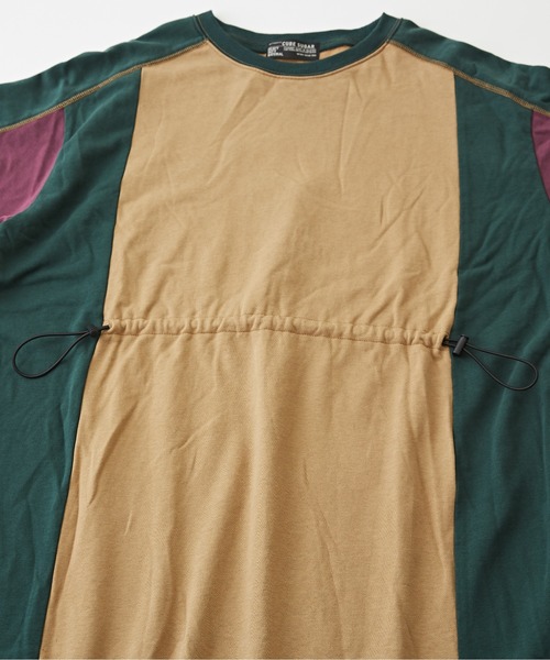 CUBE SUGAR（キューブシュガー）の「配色切替スウェットドロストワンピース（ワンピース・レディース・ブラック/グレー/ベージュ・M）」の15枚目の写真