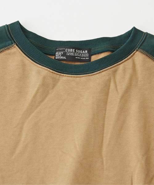 CUBE SUGAR（キューブシュガー）の「配色切替スウェットドロストワンピース（ワンピース・レディース・ブラック/グレー/ベージュ・M）」の18枚目の写真