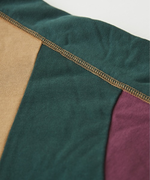 CUBE SUGAR（キューブシュガー）の「配色切替スウェットドロストワンピース（ワンピース・レディース・ブラック/グレー/ベージュ・M）」の19枚目の写真