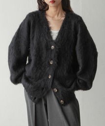 ヘアリーボリュームシャギーカーデ