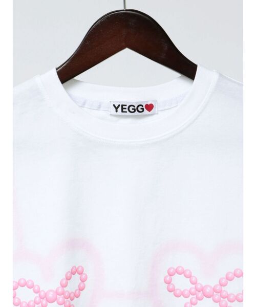 RUNWAY channel(ランウェイチャネル)の「【YEGG】Bikini T-shirt(Tシャツ/カットソー・レディース・ホワイト/ピンク・FREE)」の12枚目の写真
