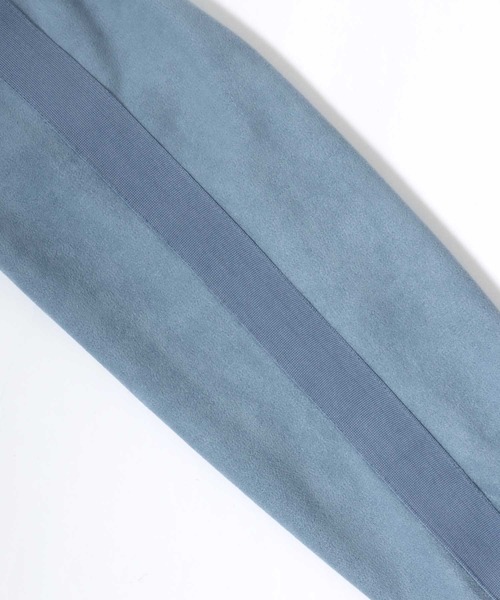 【セール】(What it isNt） ART BY MARK GONZALES/(ワットイットイズント) アートバイマークゴンザレス オーバーサイズ カットスウェード バックプリント ロゴ ワンポイント刺繍 ライン トラックジャケット/ジャージ/レディース メンズ（ブルゾン）｜（What it isNt）ART BY MARKGONZALES（ワットイットイズント）