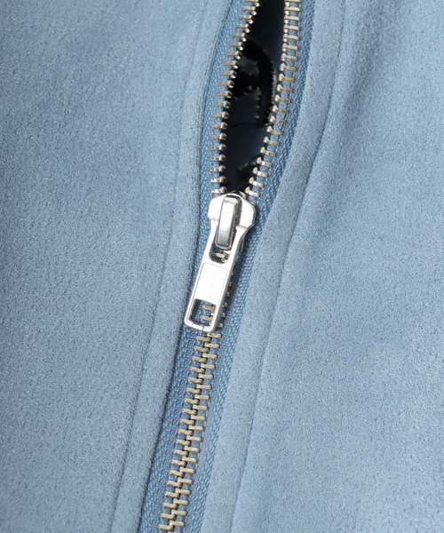 【セール】(What it isNt） ART BY MARK GONZALES/(ワットイットイズント) アートバイマークゴンザレス オーバーサイズ カットスウェード バックプリント ロゴ ワンポイント刺繍 ライン トラックジャケット/ジャージ/レディース メンズ（ブルゾン）｜（What it isNt）ART BY MARKGONZALES（ワットイットイズント）