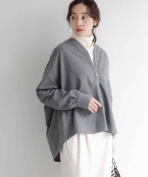 Elura(エルーラ)の「ジンジャーモイストタートル/133670(Tシャツ/カットソー・レディース・グリーン/ライトブルー/チャコールグレー/ホワイト/ブラック/ライトイエロー/ブラック系その他/フューシャピンク・LARGE/SMALL/MEDIUM)」の10枚目の写真