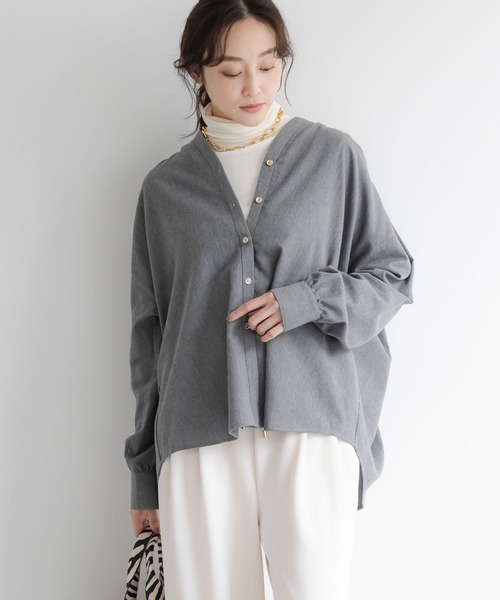 Elura(エルーラ)の「ジンジャーモイストタートル/133670(Tシャツ/カットソー・レディース・グリーン/ライトブルー/チャコールグレー/ホワイト/ブラック/ライトイエロー/ブラック系その他/フューシャピンク・LARGE/SMALL/MEDIUM)」の11枚目の写真