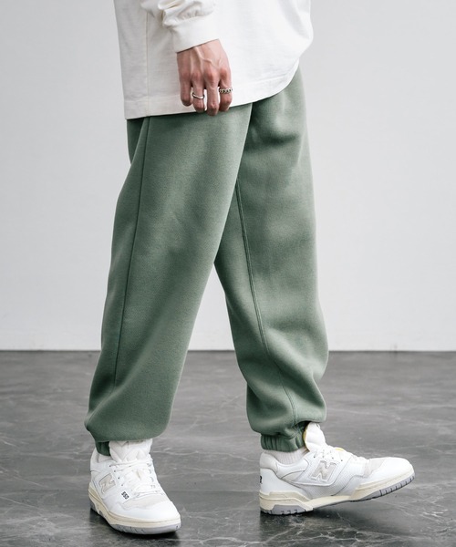 Rocky Monroe（ロッキーモンロー）の「ルーズシルエット ヘビーウェイト裏起毛スウェットパンツ（スウェットパンツ・メンズ・ブラック/ライトブラウン/グリーン/オートミール/チャコール・LL/M/L）」の5枚目の写真