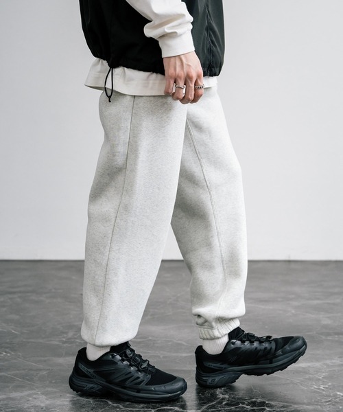 Rocky Monroe（ロッキーモンロー）の「ルーズシルエット ヘビーウェイト裏起毛スウェットパンツ（スウェットパンツ・メンズ・ブラック/ライトブラウン/グリーン/オートミール/チャコール・LL/M/L）」の11枚目の写真