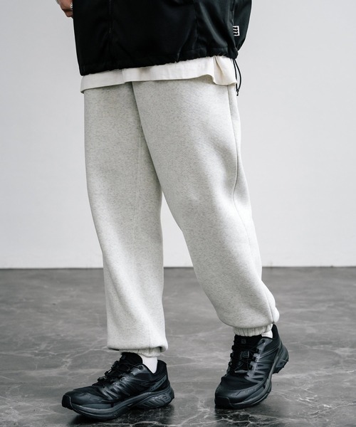 Rocky Monroe（ロッキーモンロー）の「ルーズシルエット ヘビーウェイト裏起毛スウェットパンツ（スウェットパンツ・メンズ・ブラック/ライトブラウン/グリーン/オートミール/チャコール・LL/M/L）」の12枚目の写真