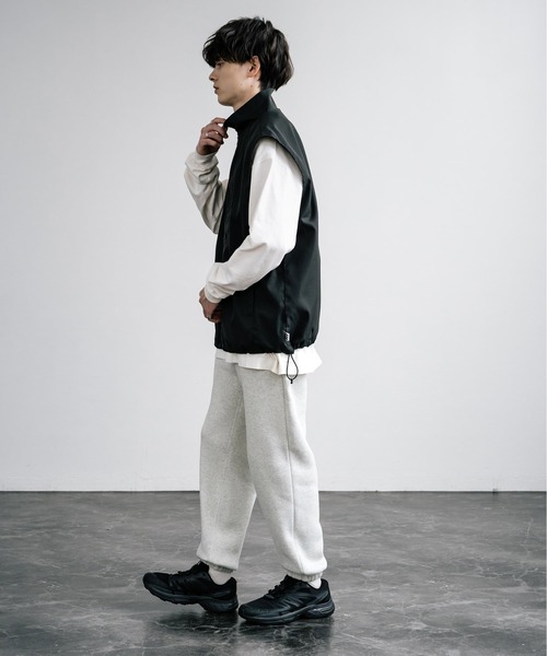 Rocky Monroe（ロッキーモンロー）の「ルーズシルエット ヘビーウェイト裏起毛スウェットパンツ（スウェットパンツ・メンズ・ブラック/ライトブラウン/グリーン/オートミール/チャコール・LL/M/L）」の13枚目の写真