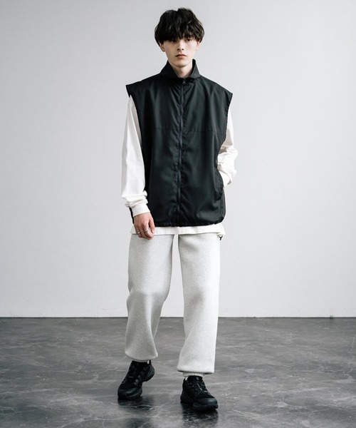 Rocky Monroe（ロッキーモンロー）の「ルーズシルエット ヘビーウェイト裏起毛スウェットパンツ（スウェットパンツ・メンズ・ブラック/ライトブラウン/グリーン/オートミール/チャコール・LL/M/L）」の14枚目の写真