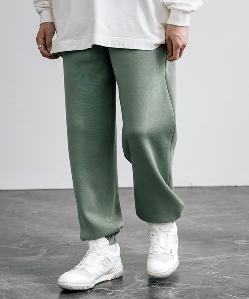 Rocky Monroe（ロッキーモンロー）の「ルーズシルエット ヘビーウェイト裏起毛スウェットパンツ（スウェットパンツ・メンズ・ブラック/ライトブラウン/グリーン/オートミール/チャコール・LL/M/L）」の16枚目の写真