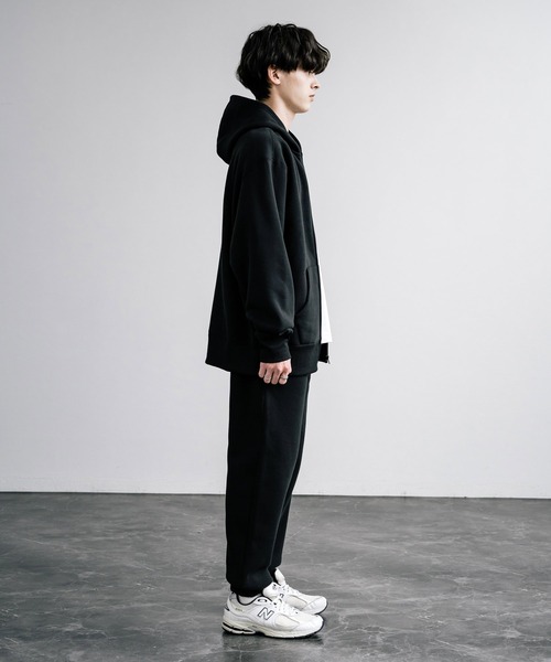 Rocky Monroe（ロッキーモンロー）の「ルーズシルエット ヘビーウェイト裏起毛スウェットパンツ（スウェットパンツ・メンズ・ブラック/ライトブラウン/グリーン/オートミール/チャコール・LL/M/L）」の7枚目の写真