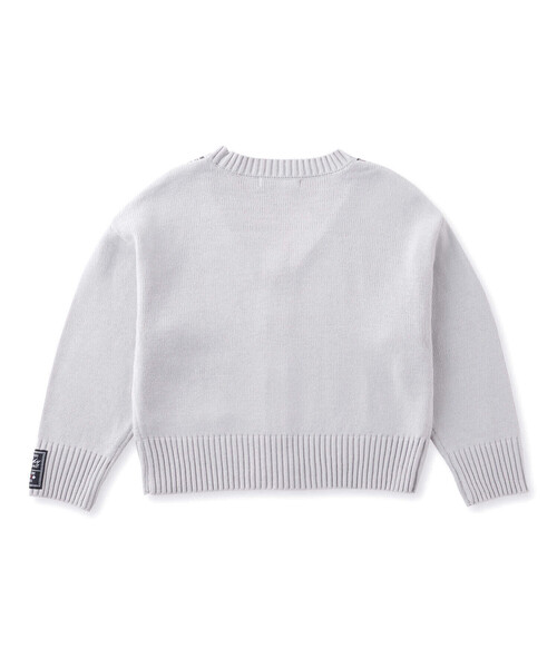 ZIDDY(ジディ)の「アーガイルチェック柄カーディガン(130~160cm)(カーディガン/ボレロ・キッズ・ネイビー/グレー・140cm/130cm/150cm/FREE)」の7枚目の写真