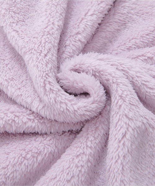 Dita（ディータ）の「ぷっくり耳付き。ねこ耳ファー起毛セットアップ（パーカー＆ロングパンツset）（ルームウェア/パジャマ・レディース・ピンクベージュ/ブラウン系その他/ブラック/アイボリー/サックスブルー系/ホワイト/ラベンダー・FREE）」の14枚目の写真