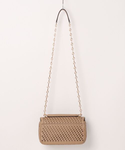 MICHAEL KORS(マイケルコース)の「TRIBECA ウーヴン レザー ショルダー スモール(ショルダーバッグ・レディース・キャメル・FREE)」の2枚目の写真
