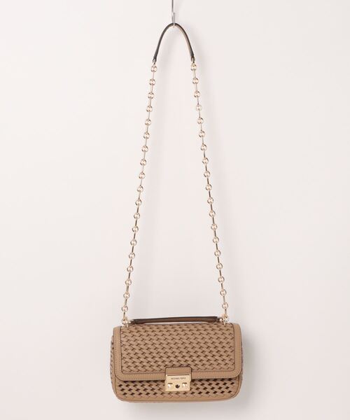 MICHAEL KORS(マイケルコース)の「TRIBECA ウーヴン レザー ショルダー スモール(ショルダーバッグ・レディース・キャメル・FREE)」の5枚目の写真