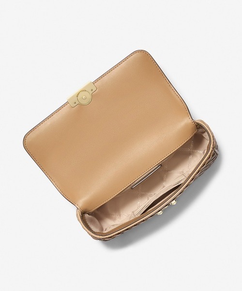 MICHAEL KORS(マイケルコース)の「TRIBECA ウーヴン レザー ショルダー スモール(ショルダーバッグ・レディース・キャメル・FREE)」の3枚目の写真