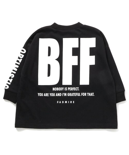 BREEZE(ブリーズ)の「【WEB限定・ジュニア】ビッグロゴ長袖Tシャツ(Tシャツ/カットソー・キッズ・ブラック/オフホワイト/ネイビー/グリーン・100/110/120/130/140/150/160)」の7枚目の写真