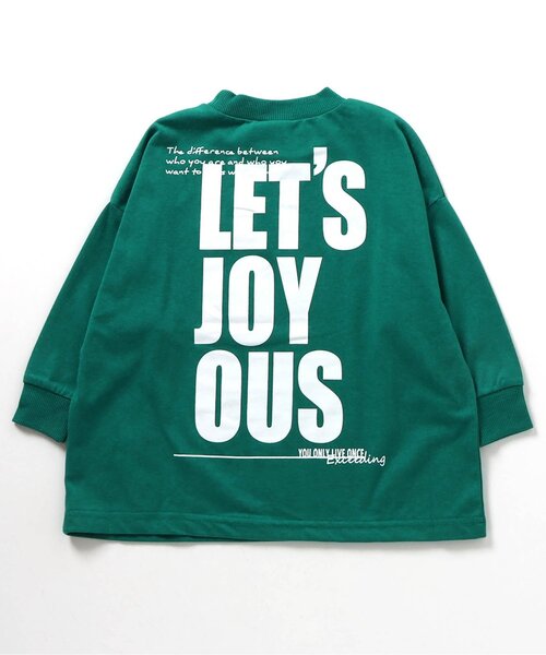 BREEZE(ブリーズ)の「【WEB限定・ジュニア】ビッグロゴ長袖Tシャツ(Tシャツ/カットソー・キッズ・ブラック/オフホワイト/ネイビー/グリーン・100/110/120/130/140/150/160)」の10枚目の写真