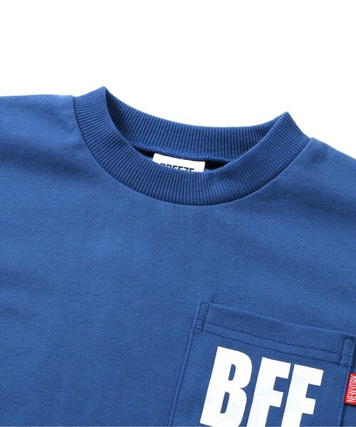 BREEZE(ブリーズ)の「【WEB限定・ジュニア】ビッグロゴ長袖Tシャツ(Tシャツ/カットソー・キッズ・ブラック/オフホワイト/ネイビー/グリーン・100/110/120/130/140/150/160)」の13枚目の写真